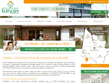 Tablet Screenshot of constructeur-maison-gironde.com